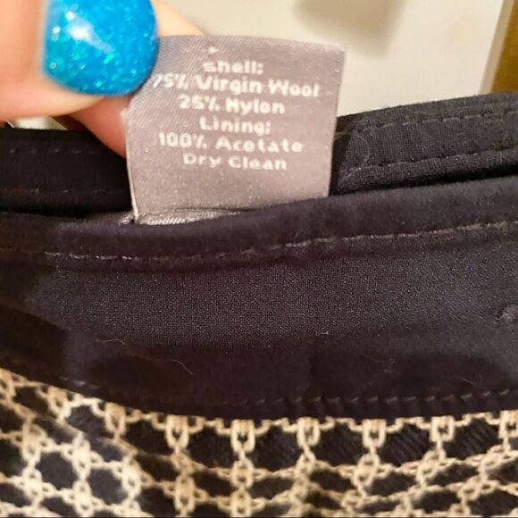 Ann Taylor Embroidered Latticework Trellis Skirt - Picture 4 of 5